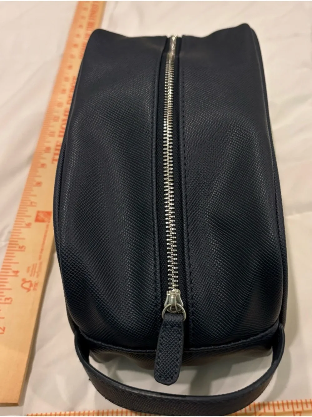 T Harris Navy Golf Print Travel Dopp Kit